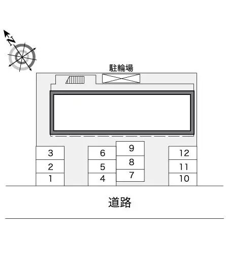 ★手数料０円★東近江市八日市緑町　月極駐車場（LP）